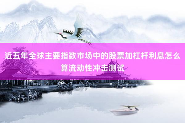 近五年全球主要指数市场中的股票加杠杆利息怎么算流动性冲击测试